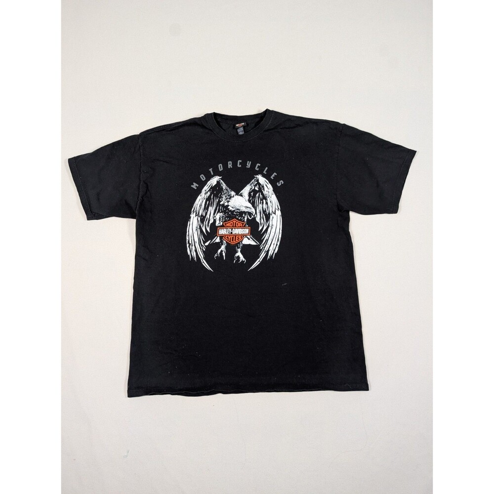 Harley-Davidson Shirt Mens XXL Short Sleeve Titusville Eagle Astronaut 2022 Tee